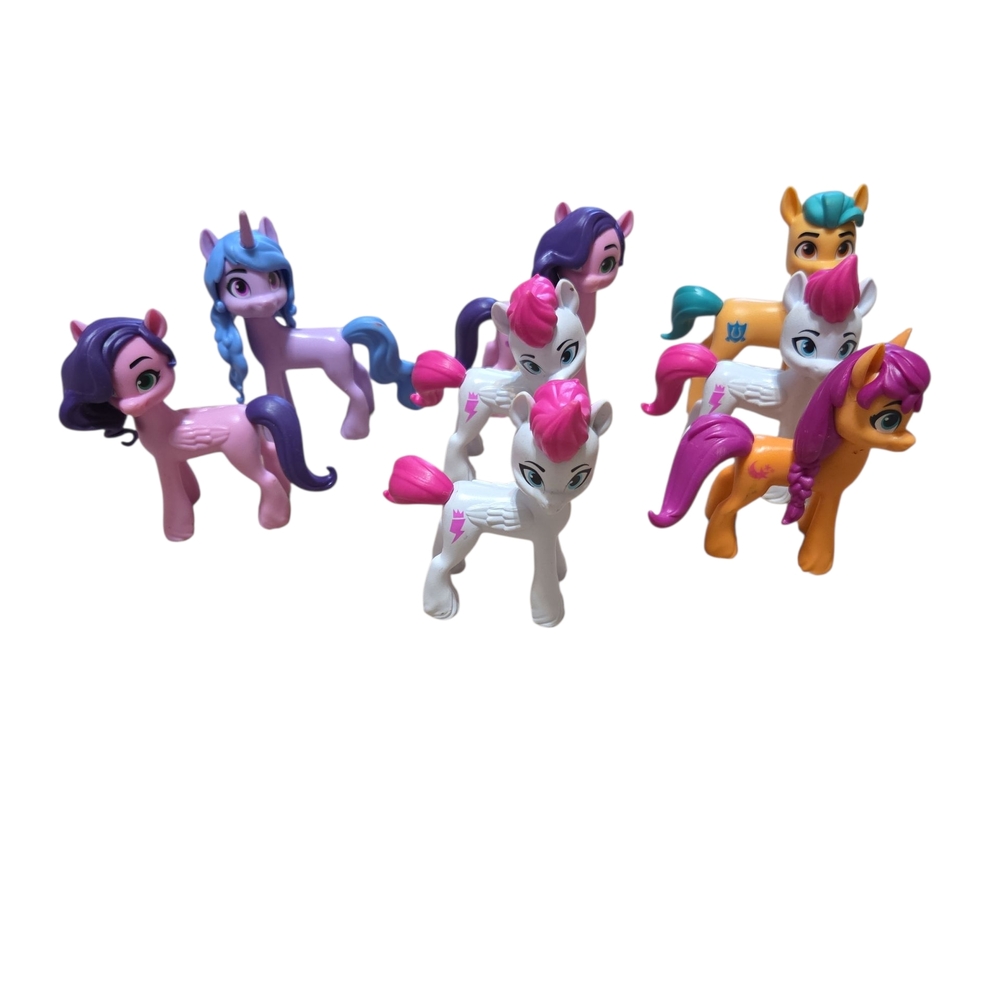 My Little Pony Mini Toys Lot Of 8 Used Playtime Assorted